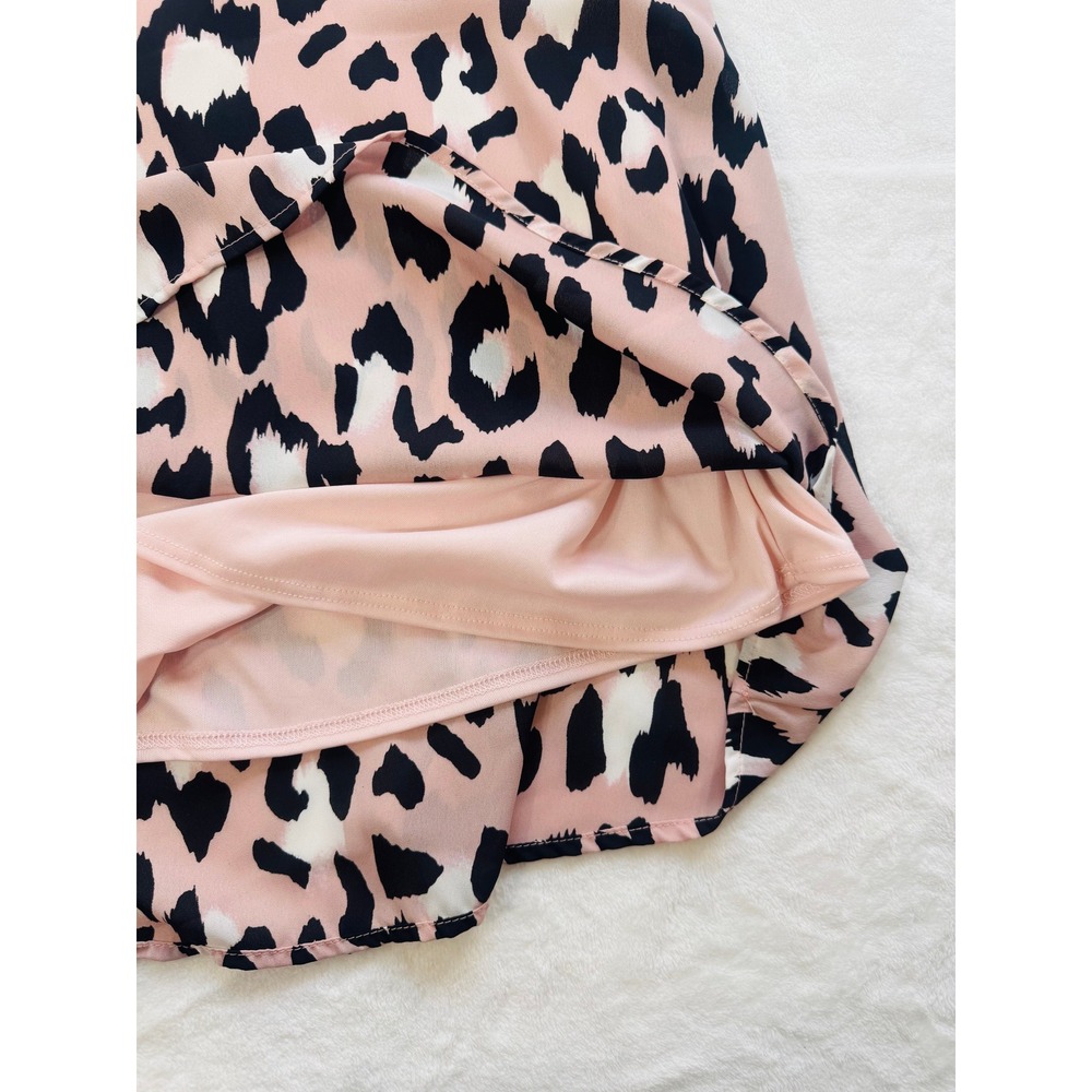 Peach‎ Love California Pink Leopard Minidress Camisole Tank Top Made in USA - Picture 7 of 7